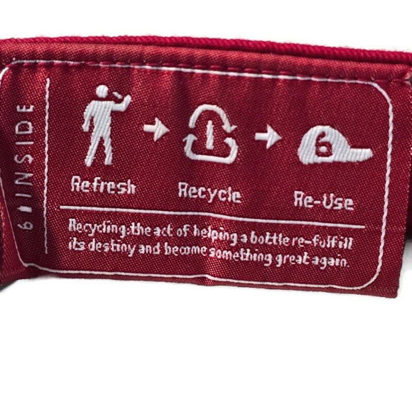 Caps Hats Snapbacks Red Coca Cola Branded Visor Recycled Bottles, - Picture 11 of 14